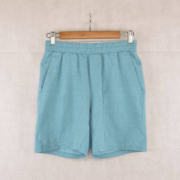 lululemon Channel Cross Swim Short *7" Size Small in Intertwine Blue Surf - Picture 2 of 6